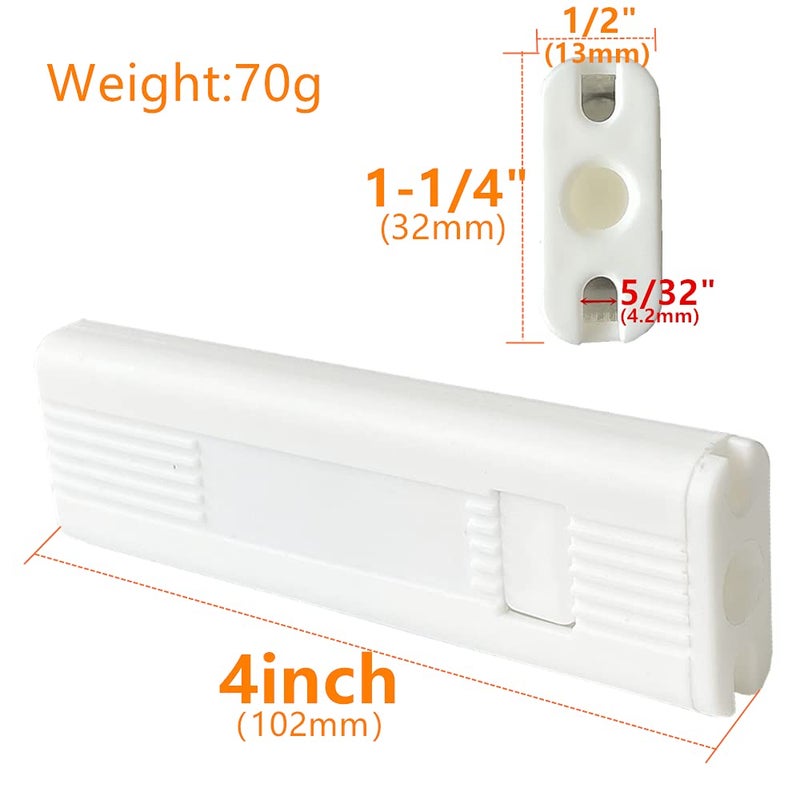 Cutelec Cord Weight Spare 1pcs for Vertical Blind, Roller Blinds Window Shutter White Plastic Safety Handle Tensioner Device Blinds Accessories - Image 2